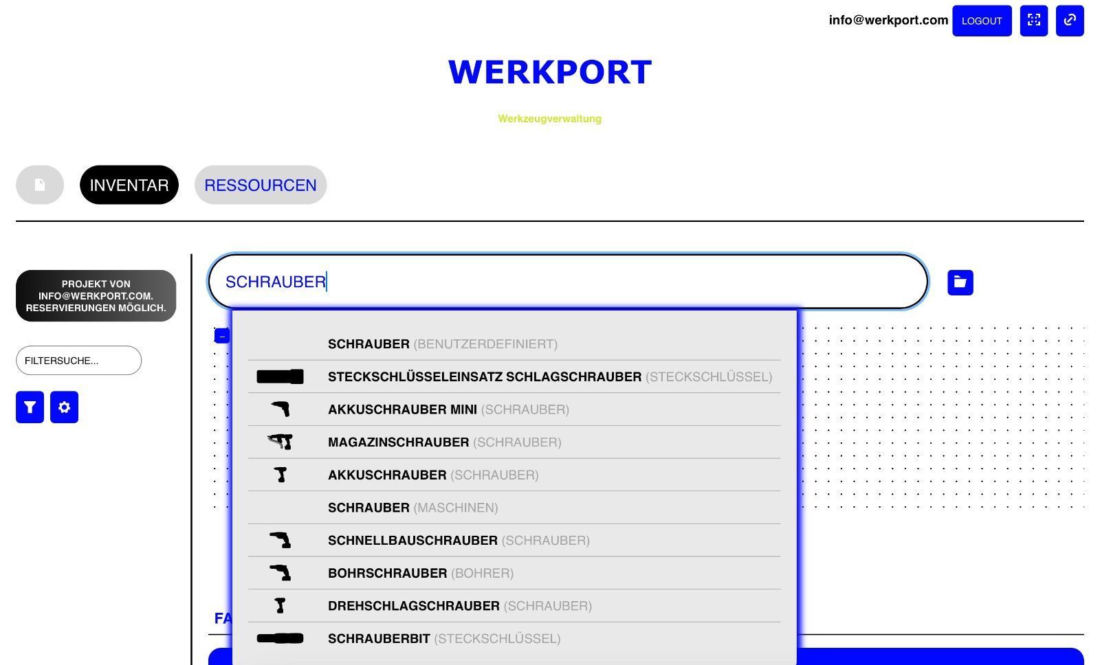 werkport werkzeug finden werkport werkzeug finden